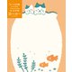 限定 wa-life夏 なごみ和紙レターセット ねこと金魚 LT716