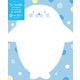 限定 wa-life夏 なごみ和紙レターセット あざらし LT717