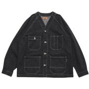 2434006 [ノーカラーカバーオール メンズ 17：CHARCOAL サイズ：L]