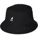 230069602 BK L [WASHED BUCKET ブラック Lサイズ ユニセックス]