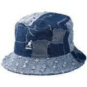 231069623 MEDIUM BL L [DENIM MASHUP BUCKET ミディアムブルー Lサイズ ユニセックス]