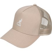 232069604 BEIGE [SMU LOGO TRUCKER MESH CAP ベージュ ワンサイズ]