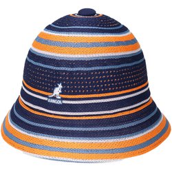 251069609 NAVY/E.KUMQUAT L [CLUBHOUSE STRIPE CASUAL ネイビー/カムクワット Lサイズ ユニセックス]