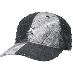 251069624 BK TROMPE L'OEIL [DENIM MASHUP BASEBALL ブラック ワンサイズ ユニセックス]