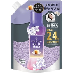 レノア アロマジュエル WHITE MUSK 香り付けビーズ ホワイトムスクの香り 詰め替え 1040ml [洗濯用柔軟剤 ビーズ]