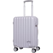 スーツケース ハード/ファスナータイプ 拡張タイプ 39L/拡張時44L TSロック搭載 機内持ち込み可 ホワイトカーボン OD-0840-48