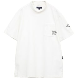 ゴルフウェアメンズ 半袖モック LL WH CWA25M C25134108 1030