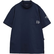 ゴルフウェアメンズ 半袖モック LL NV CWA25M C25134108 1120
