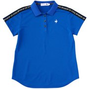 ゴルフシャツ レディース 半袖シャツ Aラインシルエット LLサイズ ブルー LG5SHS06L BL00 LL