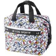 ベーシックカートポーチ ホワイト×マルチカラー LG5STT41L WH01 F