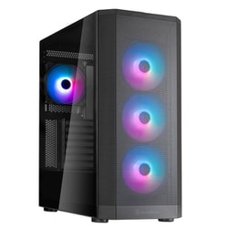 FARA 514X ATX ミドルタワー PCケース ブラック SST-FA514X-BG