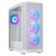 FARA 514X ATX ミドルタワー PCケース ホワイト SST-FA514X-WG