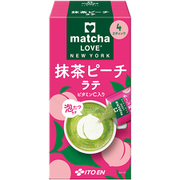 抹茶ピーチラテ スティック 18g×4本 [粉末ティー]