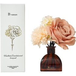BN-027 [B-nature（ビーネイチャー） フラワーブーケ リードディフューザー 100ml Vanilla ＆ Sandalwood bouquet]