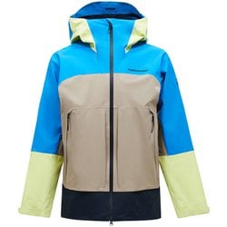 ビスライトゴアテックスシーニット 3Lシェルジャケット メンズ スノージャケット BRILLIANT BLUE/AVID BEIGE（180） Sサイズ G78734