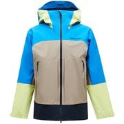 ビスライトゴアテックスシーニット 3Lシェルジャケット メンズ スノージャケット BRILLIANT BLUE/AVID BEIGE(180) Lサイズ G78734