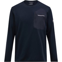 フリーライト ポーラテック パワーグリッドクルー メンズ カットソー BLACK Mサイズ G80161010