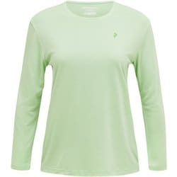 ポーラテックデルタロングスリーブウィメンズ レディース カットソー VIVID GREEN Mサイズ G79367050