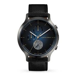 メンズ レザーベルト クロノグラフ腕時計 Chronograph Meteorite III 正規品 2年保証 C01-025-B004FB