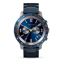メンズ ステンレスベルト クロノグラフ腕時計 Chrono Miles #07T 正規品 2年保証 C02-007-B040EB