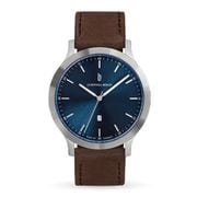 メンズ レザーベルト 腕時計 Huxley Silver Blue 正規品 2年保証 H01-101-B002AB