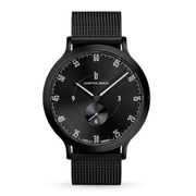 メンズ ステンレスメッシュベルト 腕時計 Lilienthal 1 All Black 正規品 2年保証 L01-107-B023C