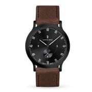 ユニセックス レザーベルト 腕時計 Lilienthal 1 All Black 正規品 2年保証 L01-207-B002C