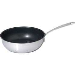 フライパン シェフズパン 24cm IH ガス火対応 日本製 PFOAフリー ホワイトスチール PM-CP24NS