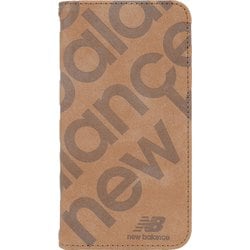 iPhone 16e用 new balance 手帳スタンプロゴスエード SB MD75657-4