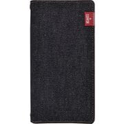 iPhone 16e用 EDWIN 手帳タグデニム BK MD75659-2