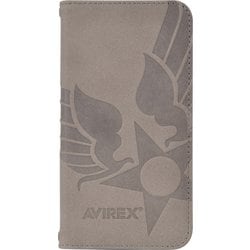 iPhone 16e用 AVIREX スタンプロゴスエード KH MD75660-2