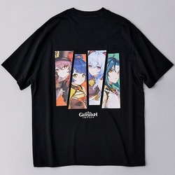 原神×LINE FRIENDS 璃月 4キャラ Tシャツ Lサイズ