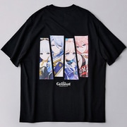 原神×LINE FRIENDS 稲妻 4キャラ Tシャツ Lサイズ