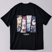 原神×LINE FRIENDS フォンテーヌ 4キャラ Tシャツ Mサイズ