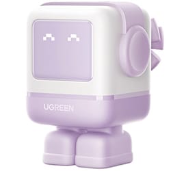 USB急速充電器 Uno RGシリーズ USB PD（パワーデリバリー）/QC（クイックチャージ）対応 30W USB-C×1 ロボット型 PD-PPS GaN採用 ゆめいろ（薄紫） 25036 UGR-OT-000025