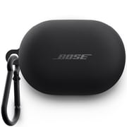 Bose QuietComfort Earbuds用 シリコンケースカバー カラビナ付き ブラック S COVER QC EB I BLK