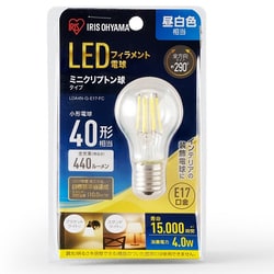 ミニクリプトン球 E17 40W相当 昼白色 LDA4N-G-E17-FC