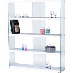 ワイドグラスシェルフ HAB-625WH【組立式】