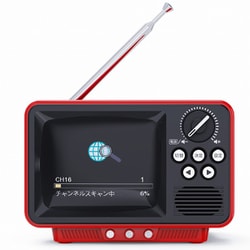 2.8インチ ワンセグテレビ TVR-RT1 RD