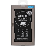 iPhone 16e用 耐衝撃 抗菌 Stand Flip ブラック SB-I022-SDFB/BK