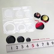 C-870 ソフトモールド 器型 和菓子シリーズ 半月皿＆菓子切りようじ [型取用品]