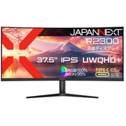 湾曲ウルトラワイド液晶モニター/37.5型/21:9/R2300/UWQHD+(3840×1600)/IPSパネル/非光沢/HDR対応/HDMI×1 DP×1 USB-C×1/スピーカー内蔵/2年保証 JN-IPSC3752UWQHDPR-H-C65W
