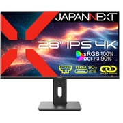 液晶モニター/28型/4K(3840×2160)/IPS(AAS)パネル/非光沢/HDR対応/HDMI×1 DP×1 USB-C×1/スピーカー内蔵/2年保証 JN-IPS28U-HSPC9-DL