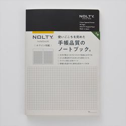 NOLTYノートA5ホワイト用紙方眼96P ブラック NWG11