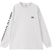 ロングスリーブレターティー ユニセックス カットソー クリアホワイト(CW) Mサイズ HH32541
