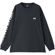 ロングスリーブレターティー ユニセックス カットソー ブラック(K) Mサイズ HH32541