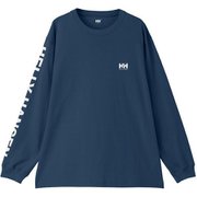 ロングスリーブレターティー ユニセックス カットソー オーシャンネイビー(ON) Sサイズ HH32541