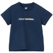 ショートスリーブ フロントロゴティー キッズ トップス 半袖 オーシャンネイビー(ON) 130サイズ HJ62506
