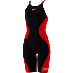 【WA承認】プロハイブリッド2オープンバックニースキン レディース 水着 レッド×ブラック（RK） Mサイズ SCW12201F