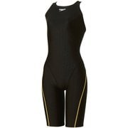 【WA承認】フレックスシグマニューセミオープンバックニースキン1 レディース 水着 ブラック(K) Sサイズ SCW12505F